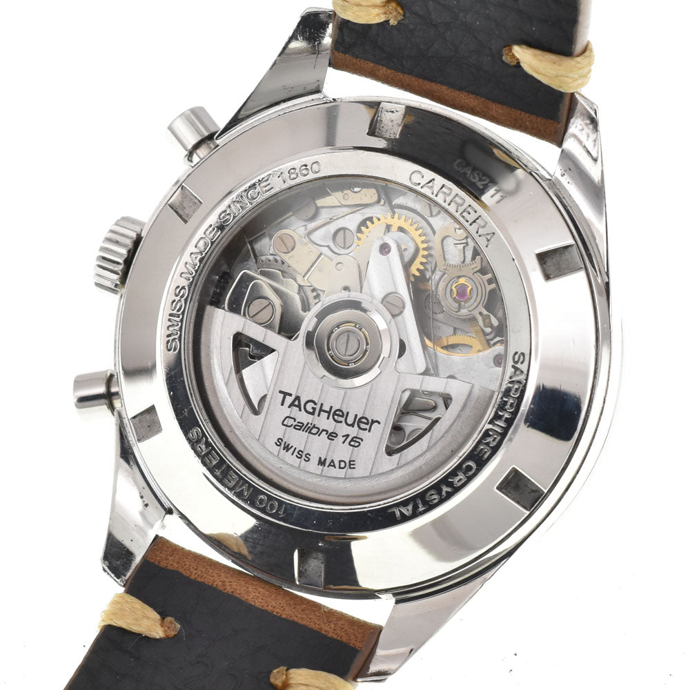 TAG HEUER Carrera Heritage CAS2111 Chronograph Silver Dial Automatic Men's
 Watch I#144538