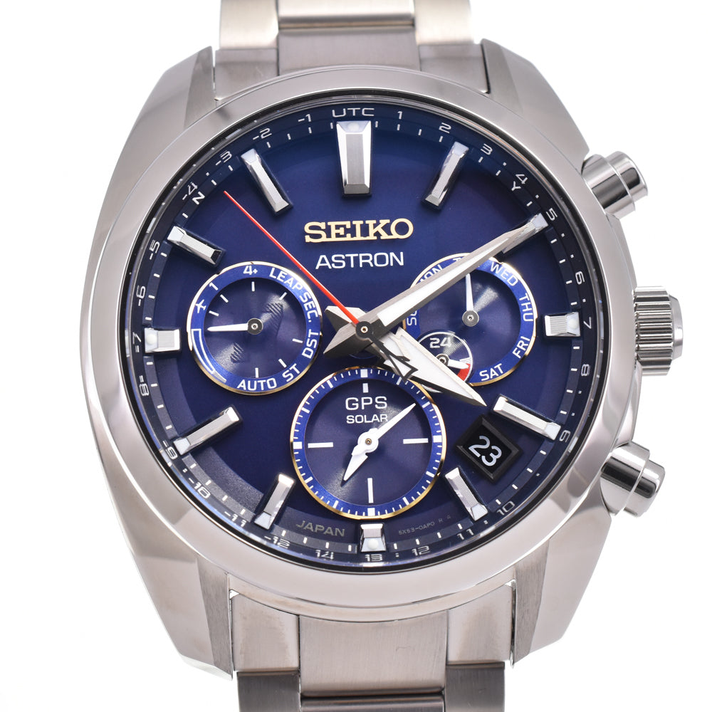 with paper SEIKO Astron 5X53-0BT0/SBXC115 Shohei Otani 2022 Limited Edition blue Dial GPS Solar Men's
 Watch E#144539