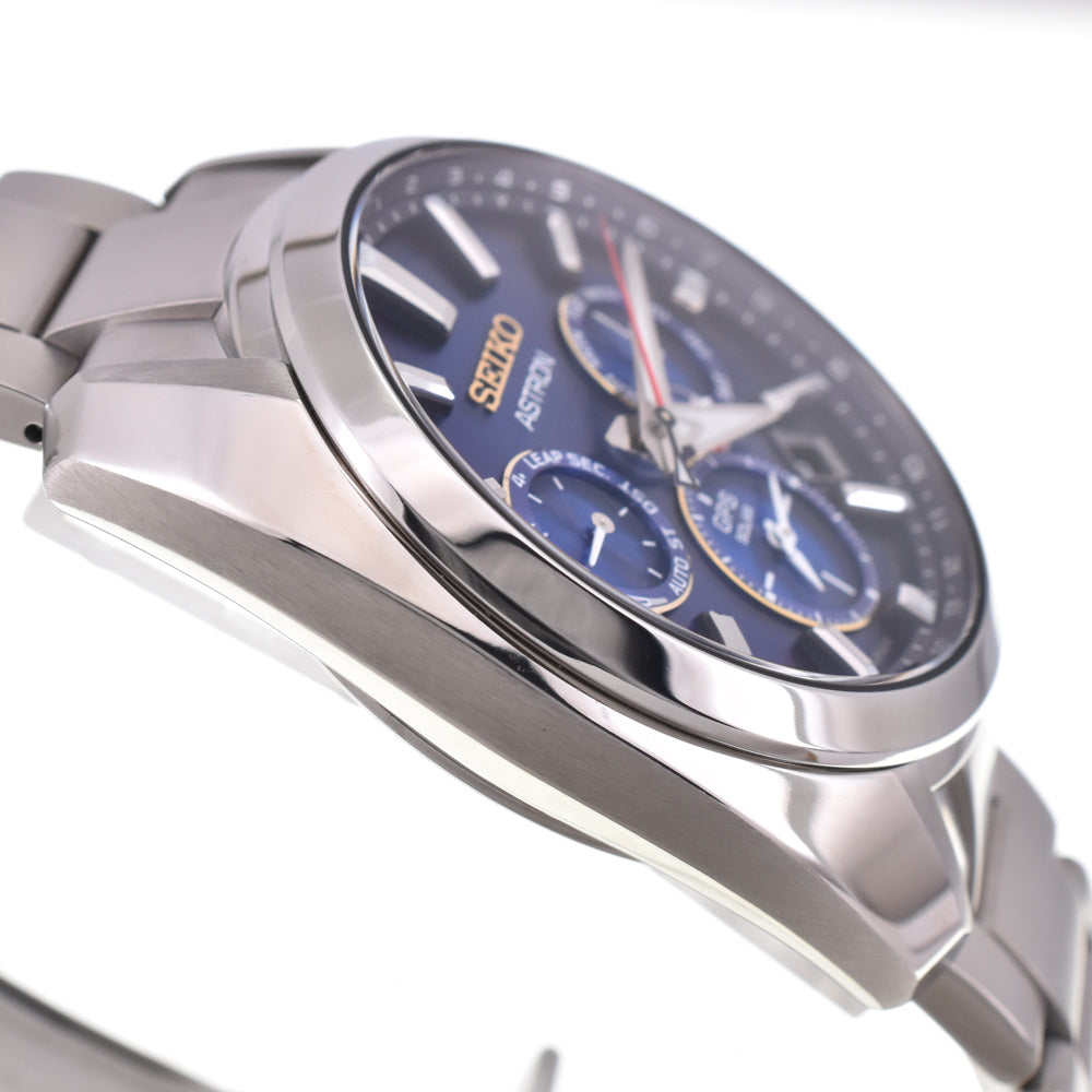 with paper SEIKO Astron 5X53-0BT0/SBXC115 Shohei Otani 2022 Limited Edition blue Dial GPS Solar Men's
 Watch E#144539