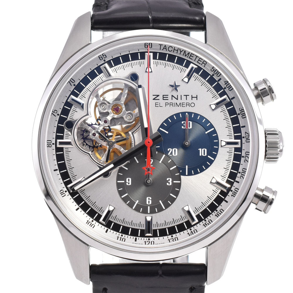 ZENITH Chronomaster El Primero Open 03.2040.4061 see-through back Silver Dial Automatic Men's
 Watch C#144540