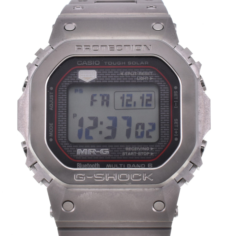 with paper CASIO G-SHOCK MRG-B5000D-1JR Radio Sync Solar Men's
 Watch D#144542