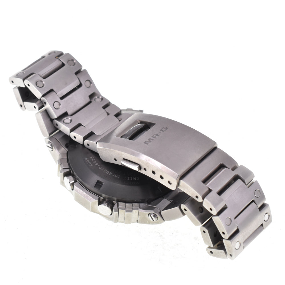 with paper CASIO G-SHOCK MRG-B5000D-1JR Radio Sync Solar Men's
 Watch D#144542