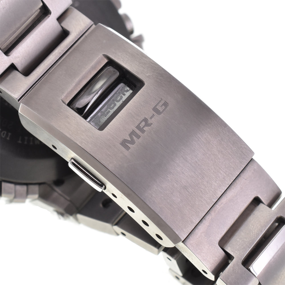 with paper CASIO G-SHOCK MRG-B5000D-1JR Radio Sync Solar Men's
 Watch D#144542