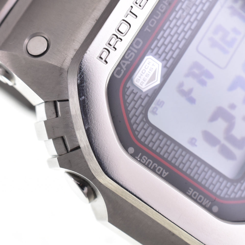 with paper CASIO G-SHOCK MRG-B5000D-1JR Radio Sync Solar Men's
 Watch D#144542