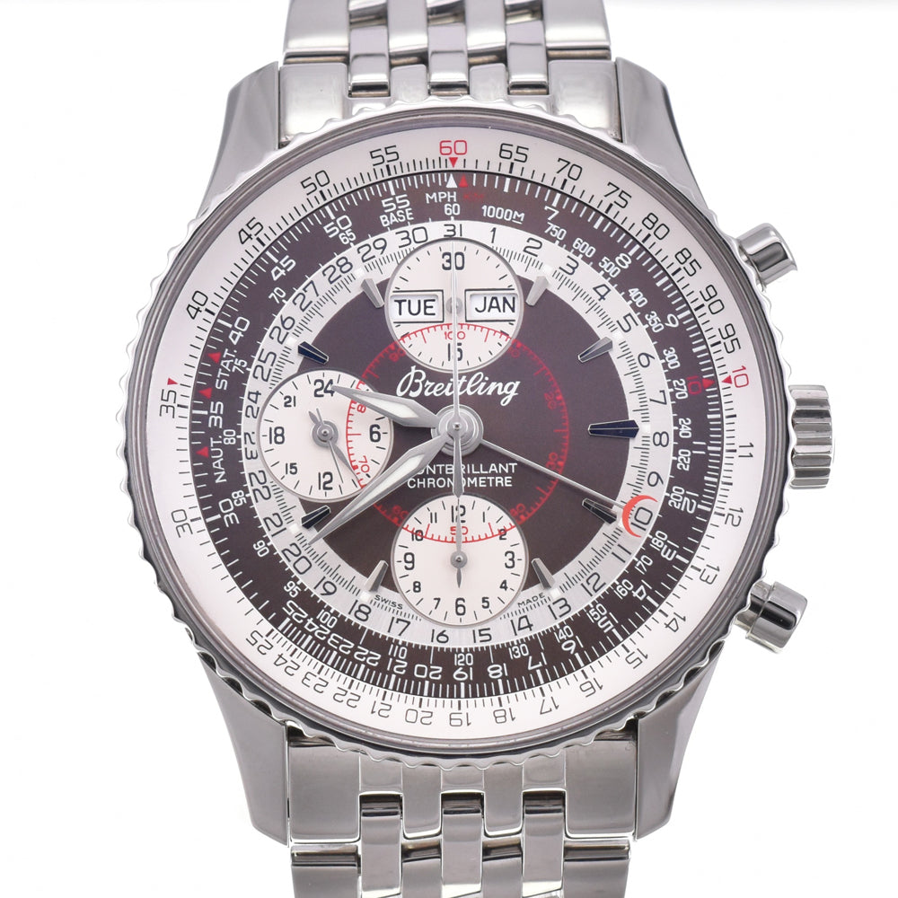 BREITLING Mont blilandatla A21330 Chronograph Triple calendar Brown Dial Automatic Men's
 Watch C#144553