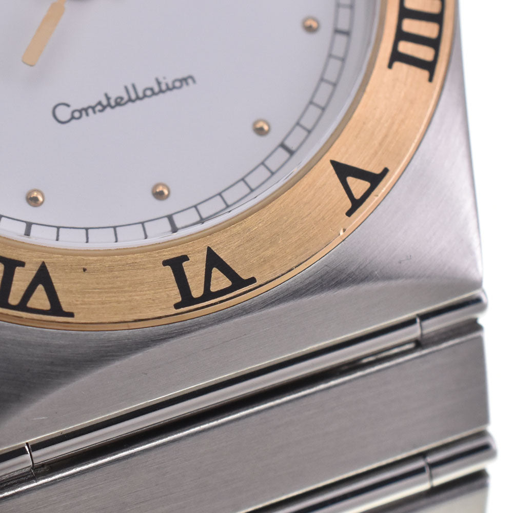 OMEGA Constellation Stainless Steel/YG Flat Bezel white Dial Quartz Men's
 Watch I#144562