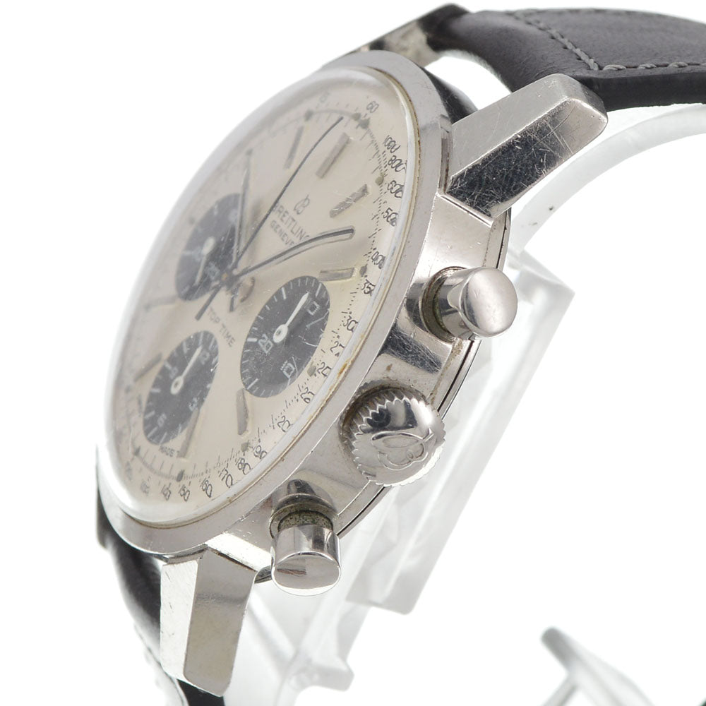 BREITLING Top time Ref.810 vintage Caliber Venus 178 Panda Dial Silver / Black Dial Hand Winding Men's
 Watch Z#144565