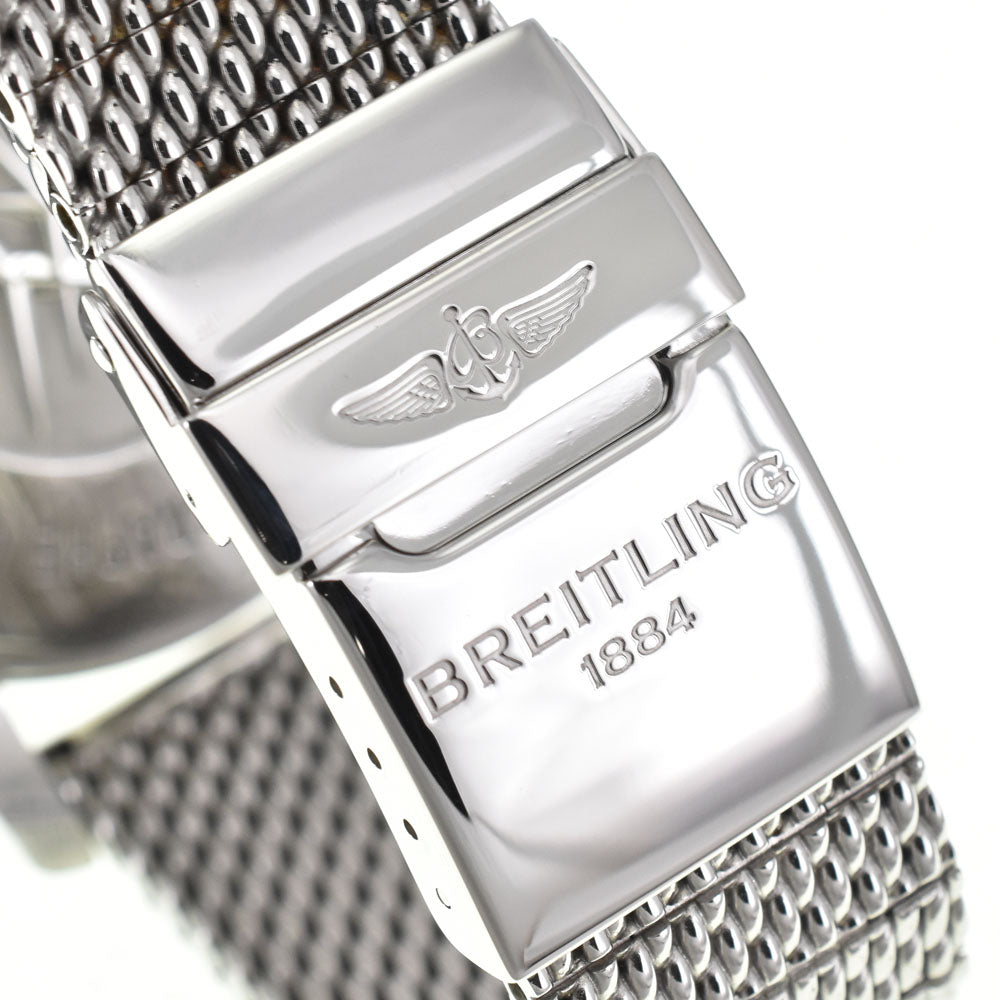 with paper BREITLING Transocean Unitime AB0510 Chronograph Date Black / blue Dial Automatic Men's
 Watch E#144566