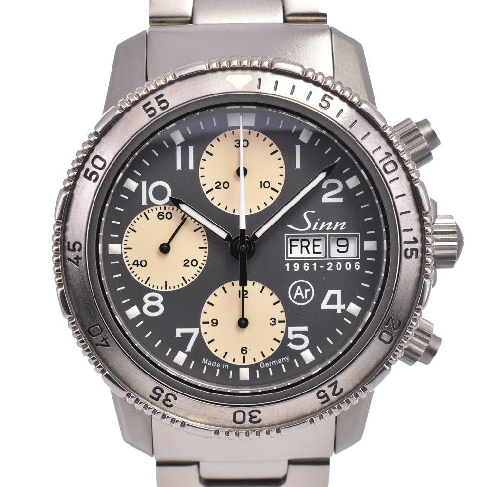 with paper Sinn Jubilium 203.Jubilaum 45th Anniversary Limited to 450 pieces gray Dial Automatic Men's
 Watch G#144572