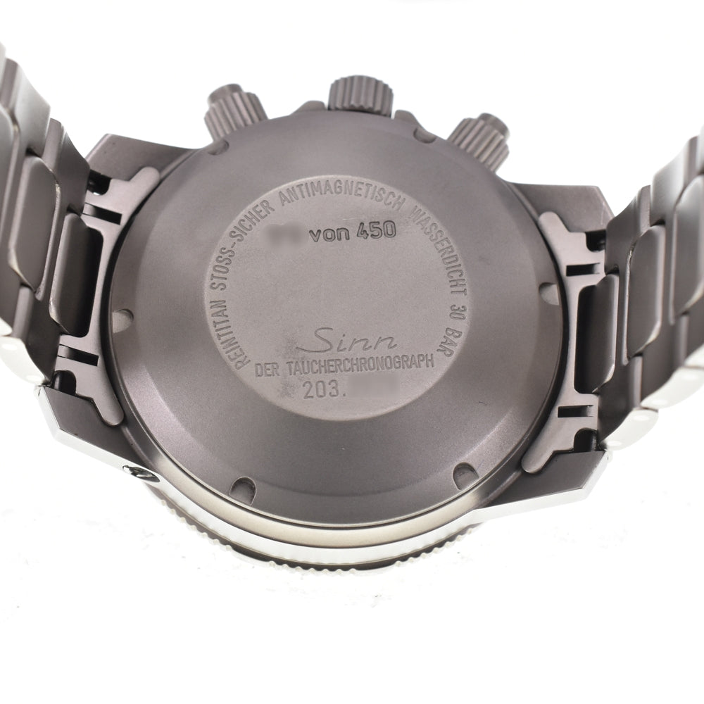 with paper Sinn Jubilium 203.Jubilaum 45th Anniversary Limited to 450 pieces gray Dial Automatic Men's
 Watch G#144572