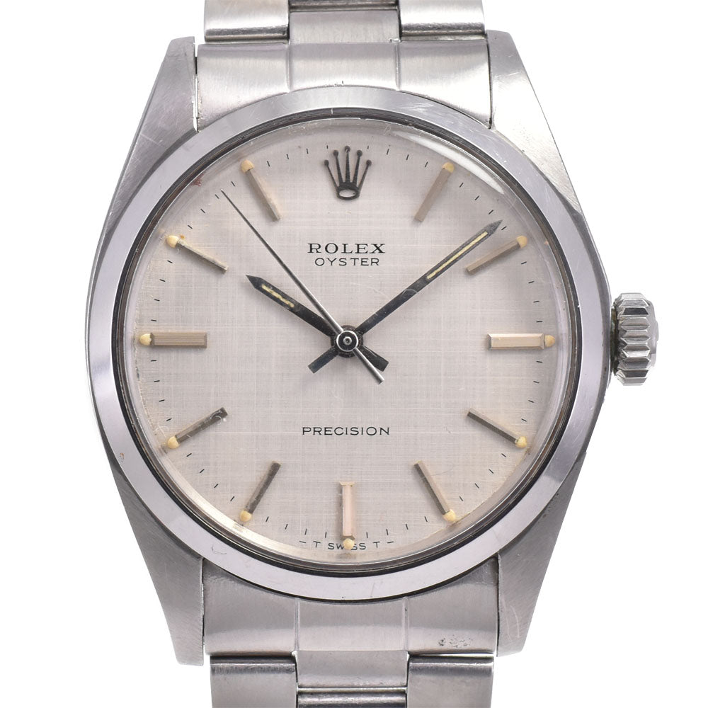 ROLEX Oyster Precision 6426 vintage Cal.1225 Silver Dial Hand Winding Men's
 Watch G#144573