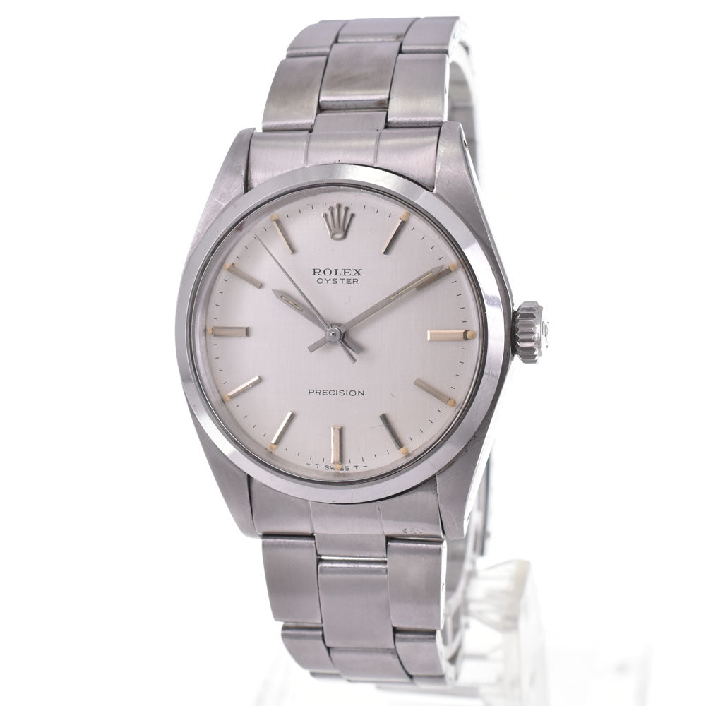 ROLEX Oyster Precision 6426 vintage Cal.1225 Silver Dial Hand Winding Men's
 Watch G#144573