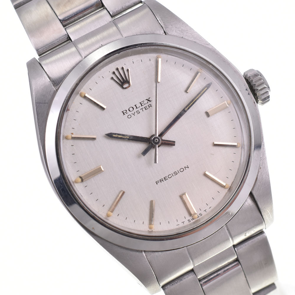 ROLEX Oyster Precision 6426 vintage Cal.1225 Silver Dial Hand Winding Men's
 Watch G#144573