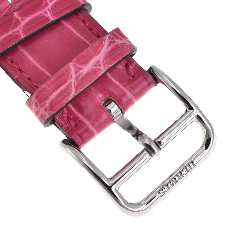 with paper HERMES H watch HH3.530.131 Diamond Bezel white Dial Automatic Ladies
 Watch D#144574