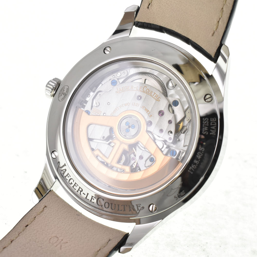 with paper JAEGER-LECOULTRE Master control Q1548420(176.8.40.S) Date Silver Dial Automatic Men's
 Watch E#144577
