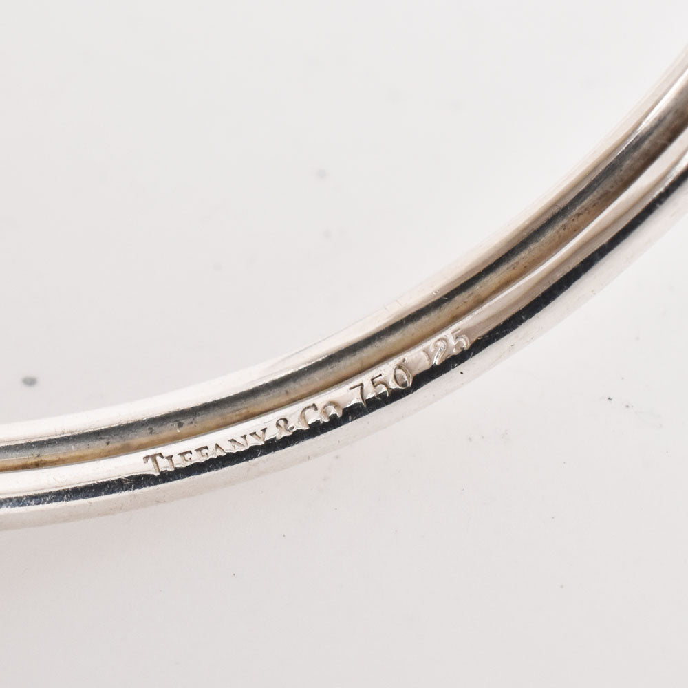 TIFFANY&Co. double hook and eye bangle Silver925/K18YG Ladies
 jewelry S#144578