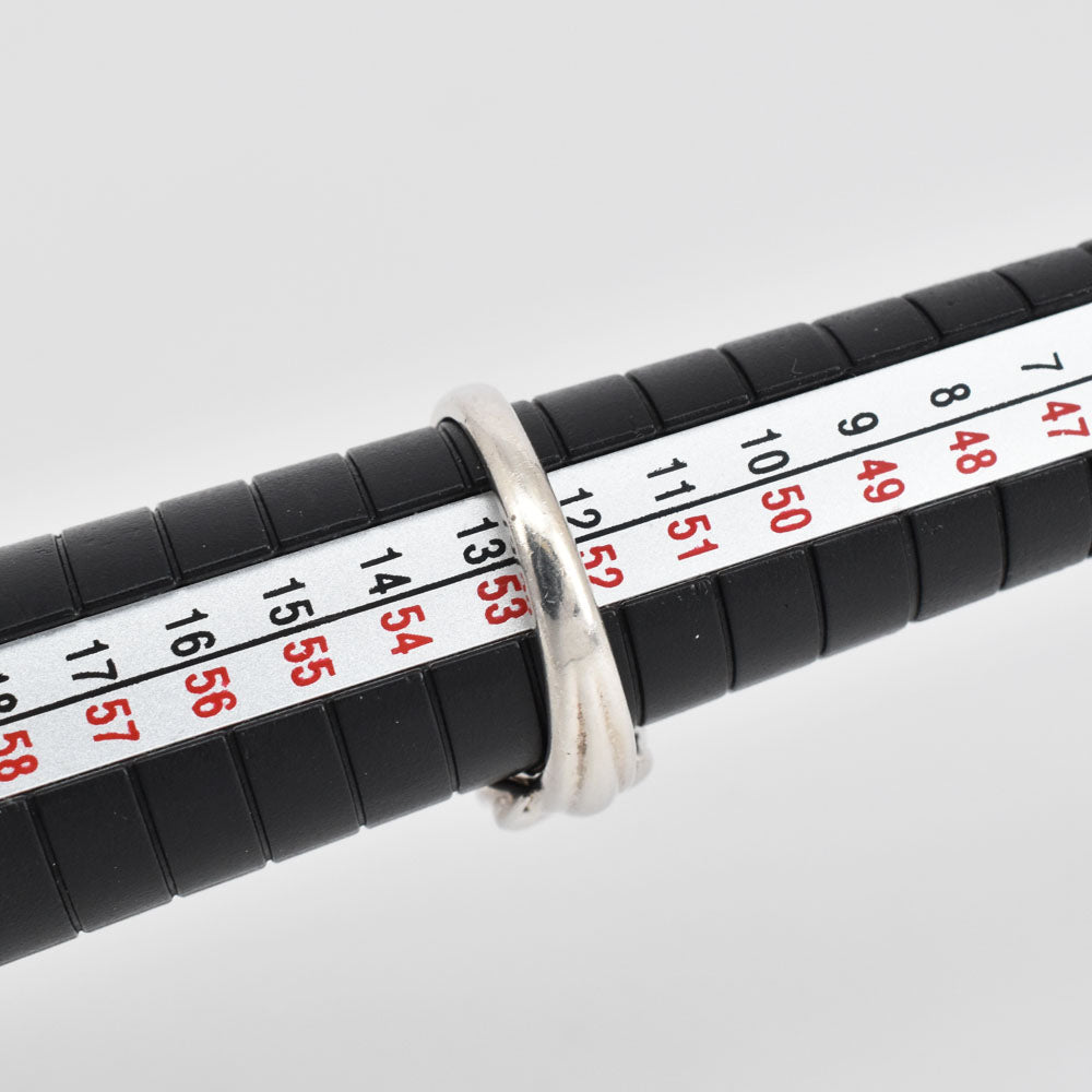 TIFFANY&Co. signature cross ring Size 53/JP13 SV925 Silver Ladies
 jewelry S#144583