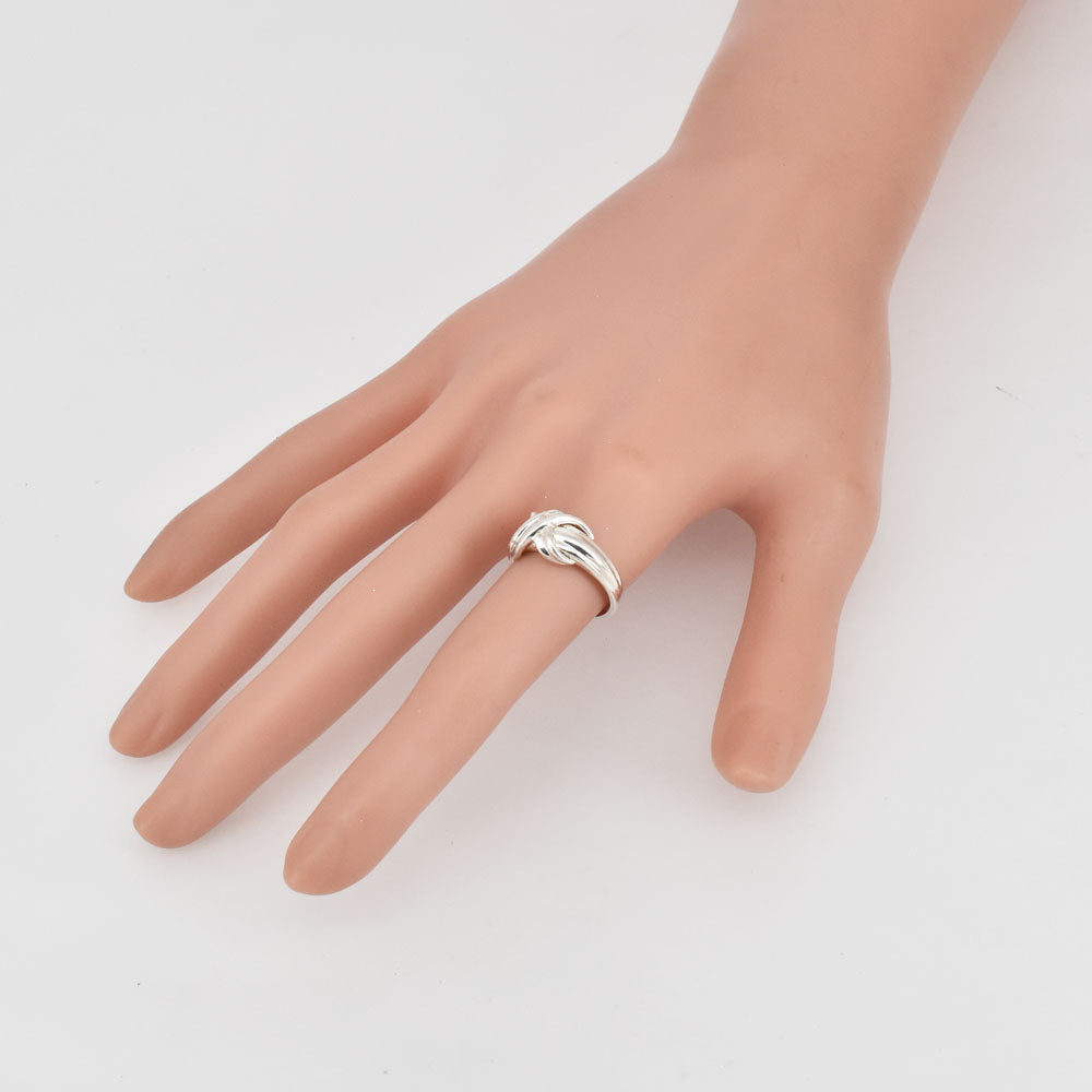 TIFFANY&Co. signature cross ring Size 53/JP13 SV925 Silver Ladies
 jewelry S#144583