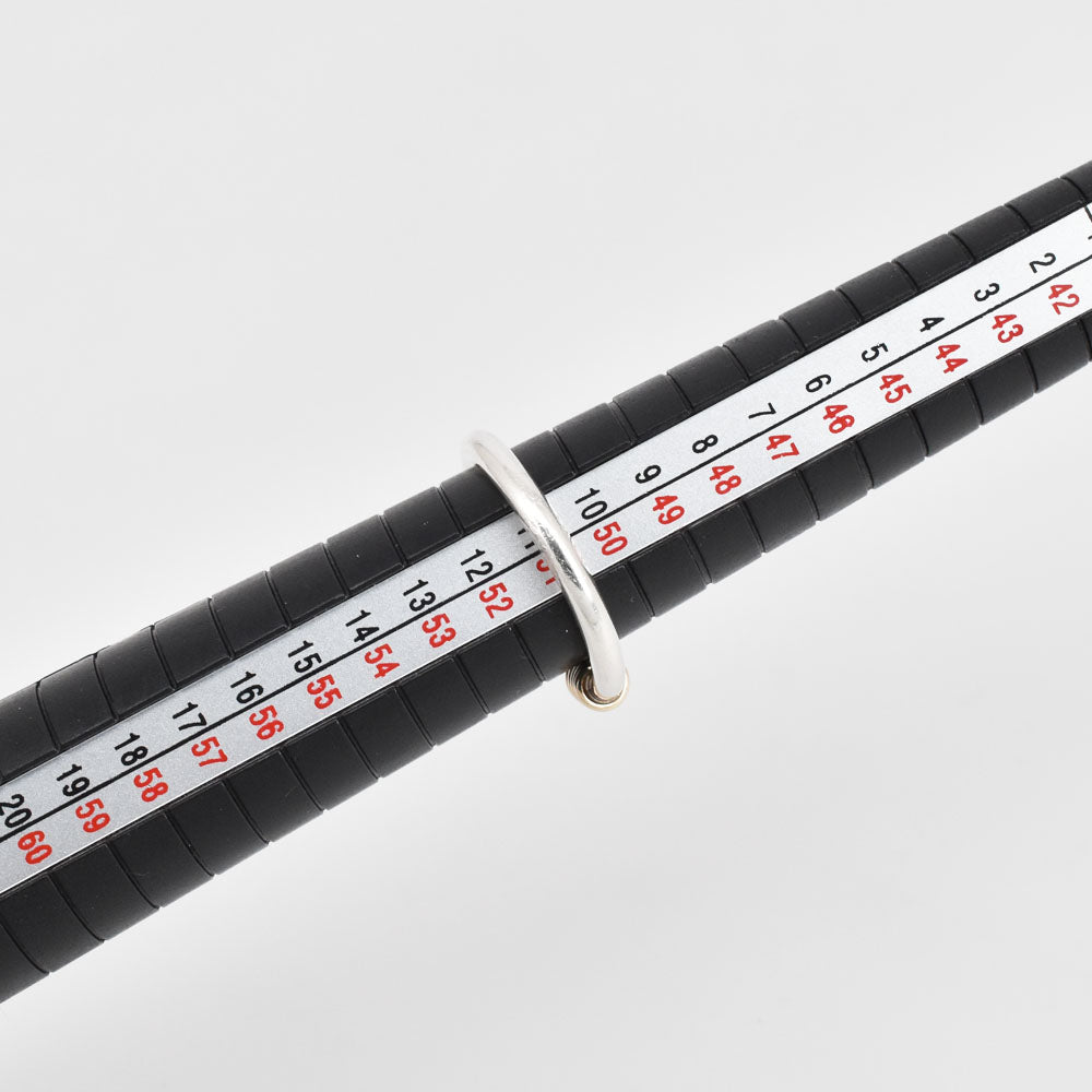 TIFFANY&Co. Bandwith Ring Size 51/JP11 Silver925/K18YG Ladies
 jewelry S#144587