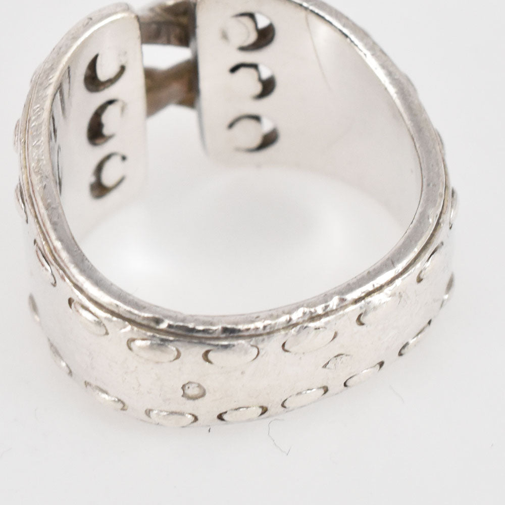 HERMES Mexican ring Size 51/JP11 SV925 Silver Ladies
 jewelry S#144590