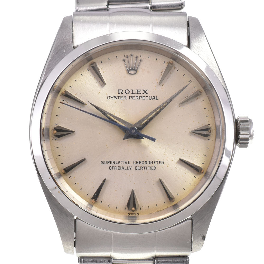 ROLEX Oyster perpetual 1005 vintage Cal.1560 Butterfly rotor extension bracelet Ivory Dial Automatic Men's
 Watch G#144592