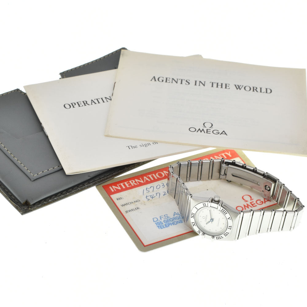 with paper OMEGA Constellation Mini 1570.30 Silver Dial Quartz Ladies
 Watch I#144601