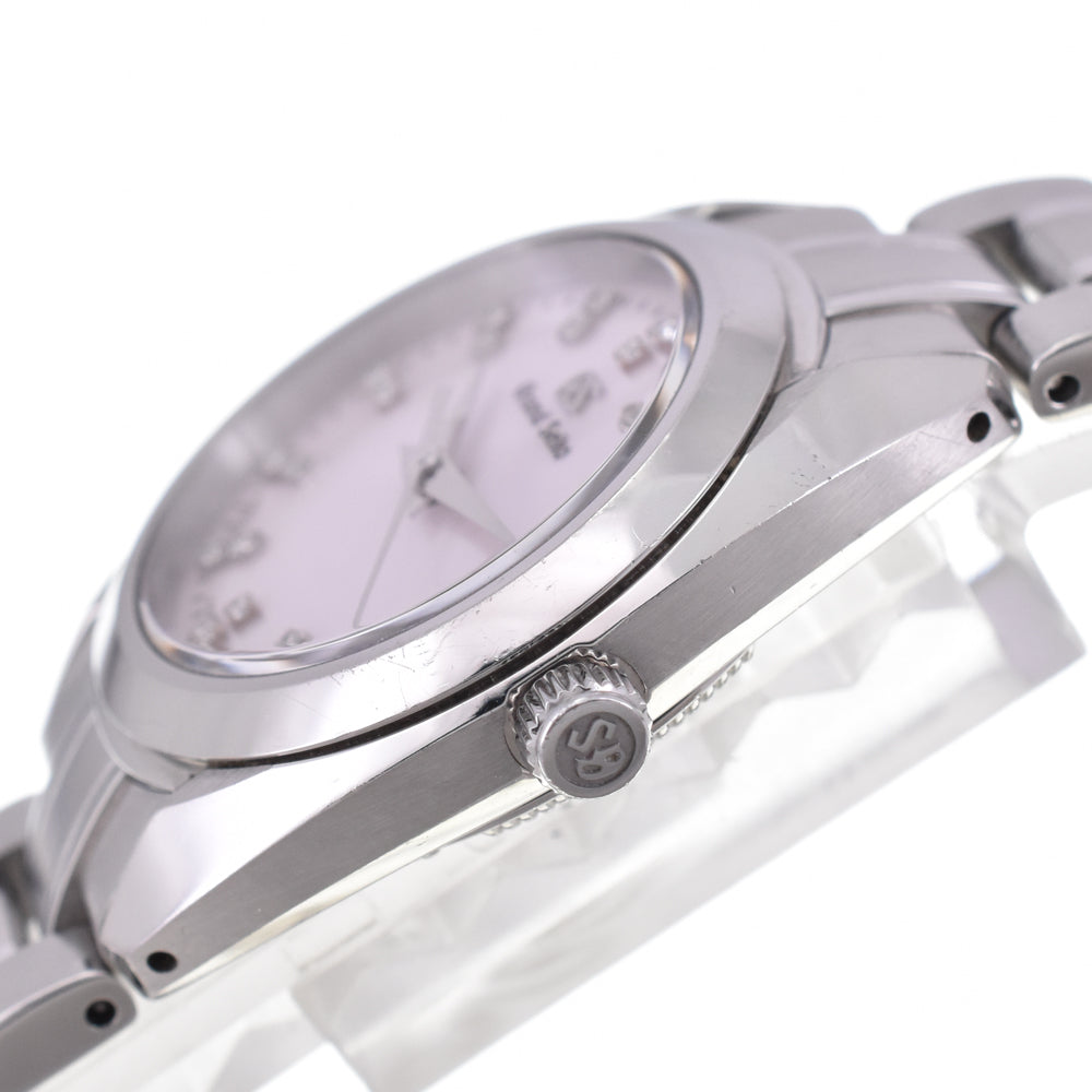 with paper SEIKO GS Grand Seiko 4J52-0AC0/STGF277 Diamond index Pink shell Dial Quartz Ladies
 Watch E#144610