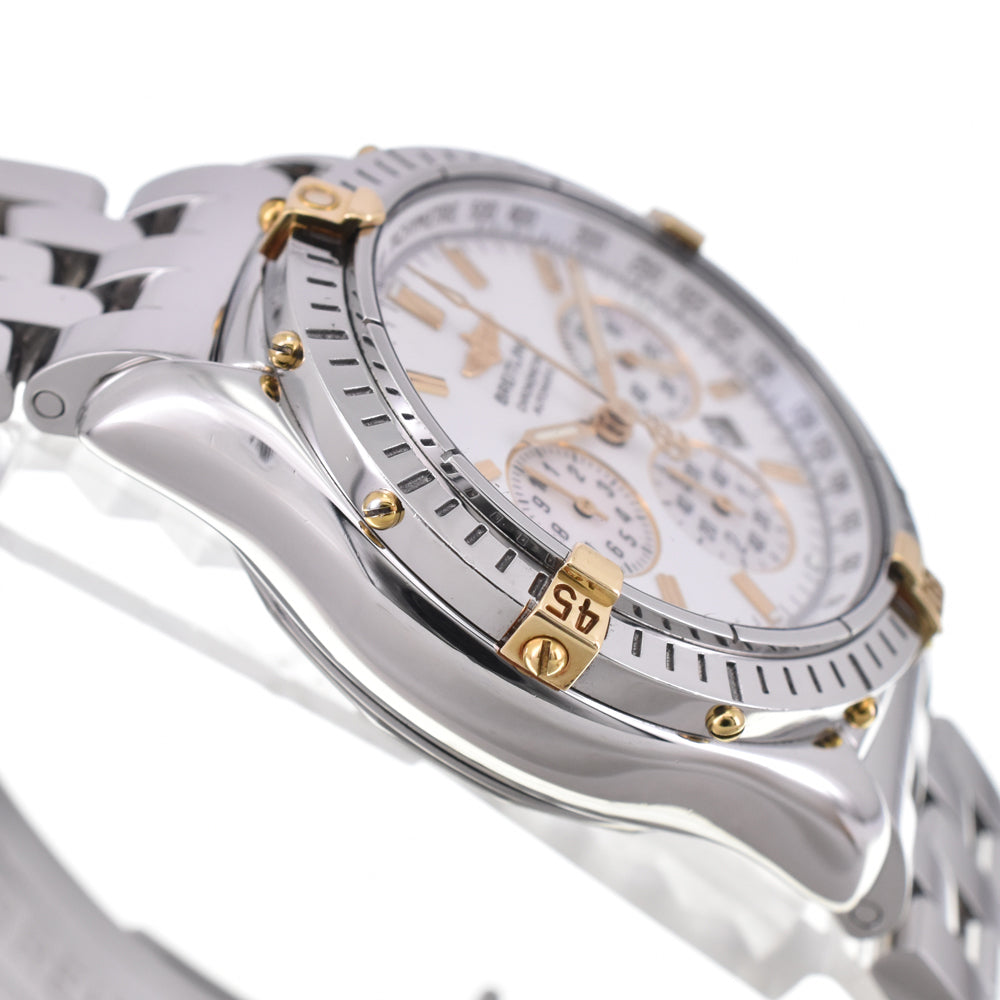 BREITLING Shadow flyback B35312 Stainless Steel/K18YG White shell Dial Automatic Men's
 Watch H#144611