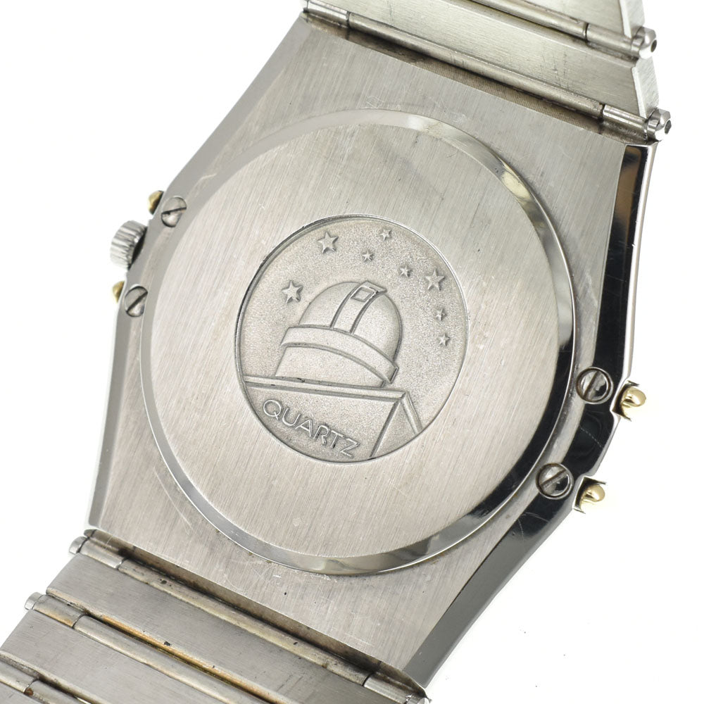 OMEGA Constellation Stainless Steel/YG Flat Bezel white Dial Quartz Men's
 Watch I#144619