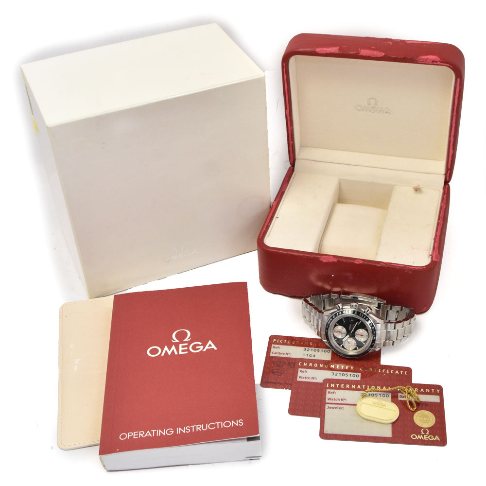 with paper OMEGA Speedmaster 3210.51 Chronograph Date Black / Silver Dial Automatic Men's
 Watch G#144626