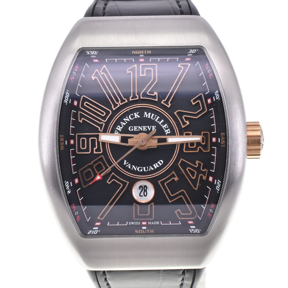 with paper FRANCK MULLER Vanguard V45SCDT black Dial Automatic Men's
 Watch D#144628