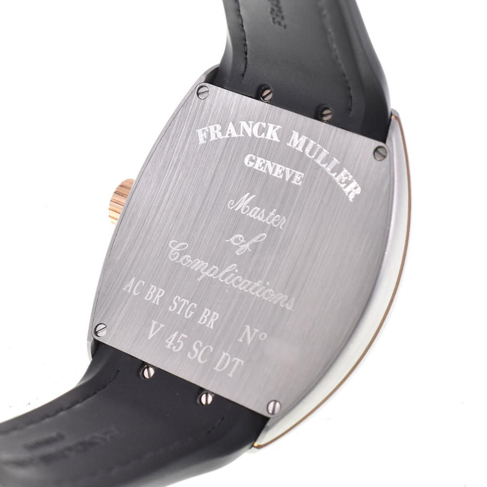 with paper FRANCK MULLER Vanguard V45SCDT black Dial Automatic Men's
 Watch D#144628