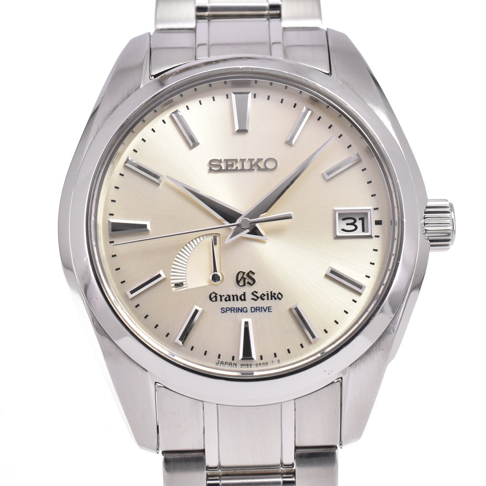 SEIKO Grand Seiko SBGA001/9R65-0AA0 Power reserve date Silver Dial Spring drive Men's
 Watch E#144630