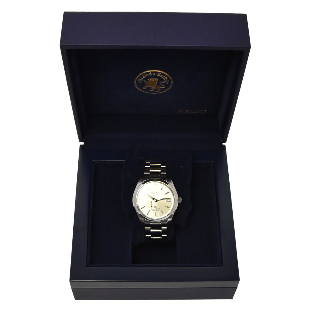 SEIKO Grand Seiko SBGA001/9R65-0AA0 Power reserve date Silver Dial Spring drive Men's
 Watch E#144630