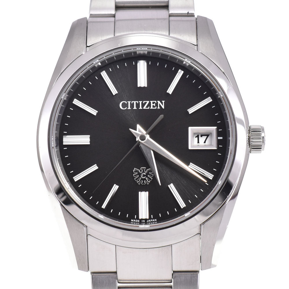 with paper CITIZEN Eco Drive AQ4080-52E Date black Dial Solar Men's
 Watch D#144634