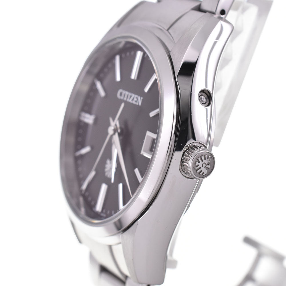 with paper CITIZEN Eco Drive AQ4080-52E Date black Dial Solar Men's
 Watch D#144634