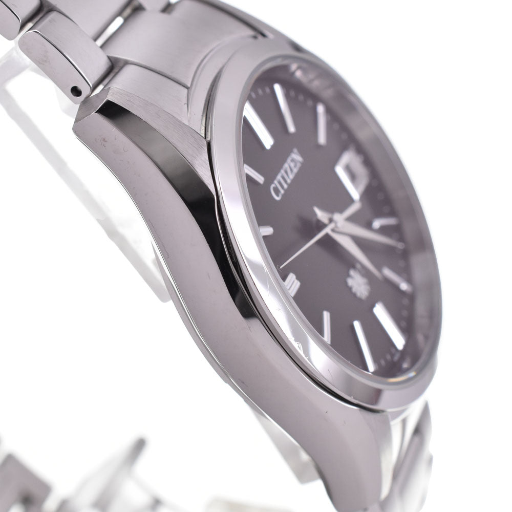 with paper CITIZEN Eco Drive AQ4080-52E Date black Dial Solar Men's
 Watch D#144634