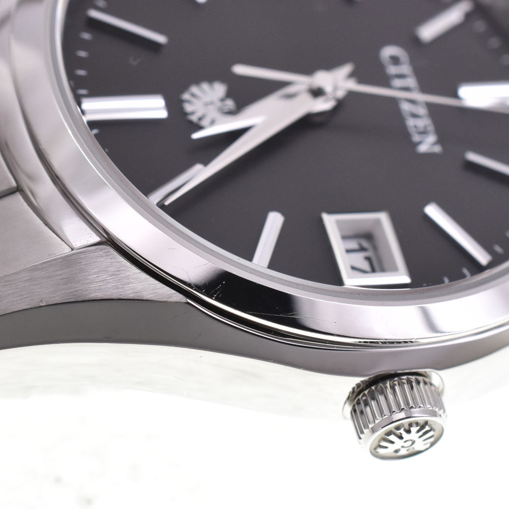 with paper CITIZEN Eco Drive AQ4080-52E Date black Dial Solar Men's
 Watch D#144634