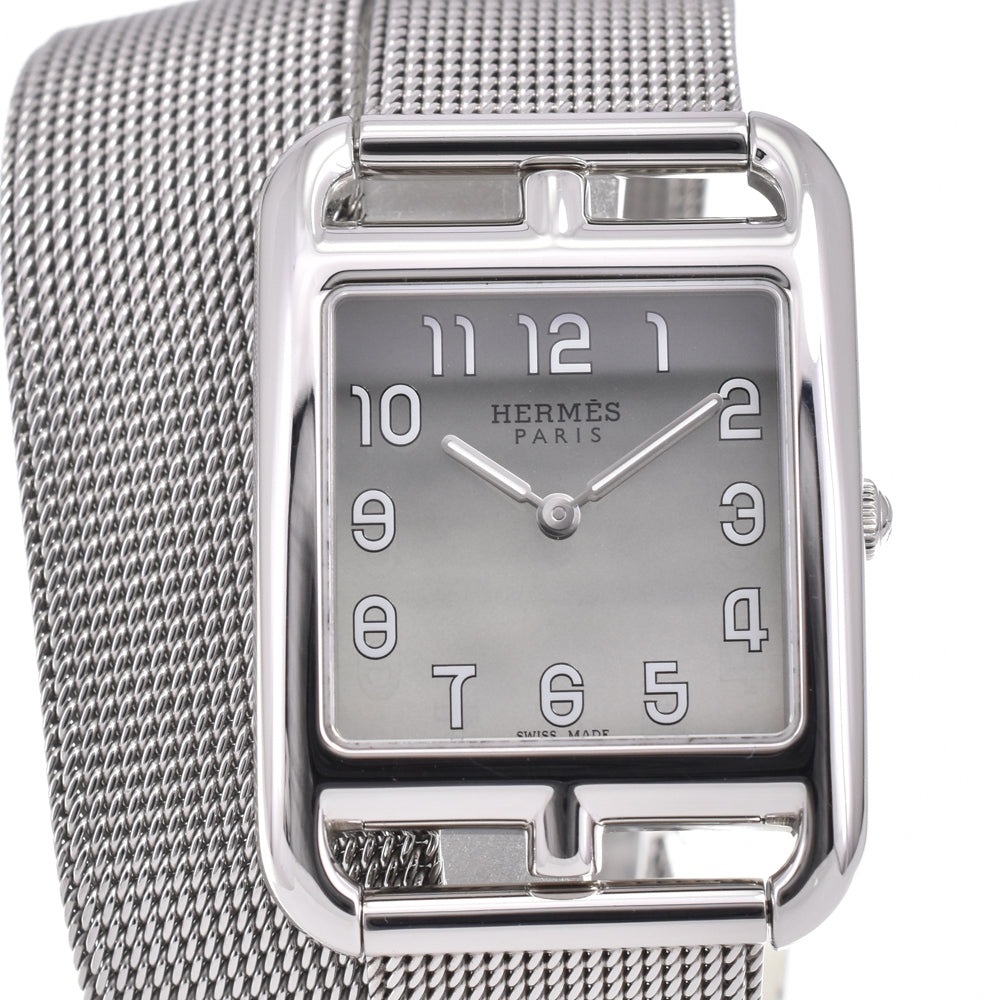 with paper HERMES Cape Cod CC2.710 Silver Dial Quartz Men's
 Watch E#144636