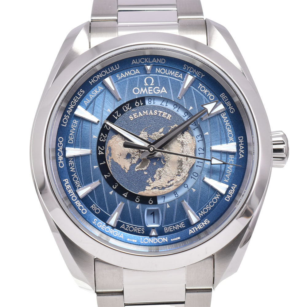 with paper OMEGA Seamaster Aqua Terra 220.12.43.22.03.002 blue Dial Automatic Men's
 Watch D#144637