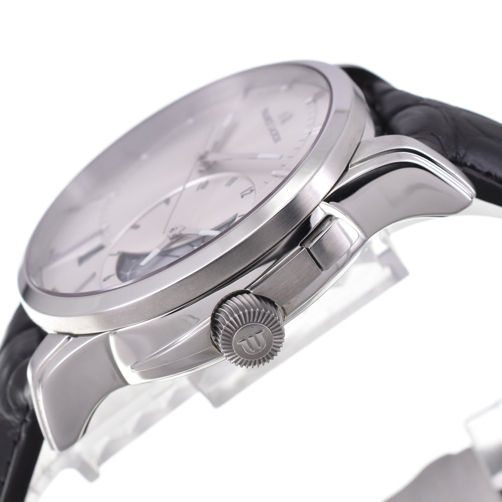 with paper MAURICE LACROIX Pontos Off Center GMT PT6118-SS001-131 Day & Night Silver Dial Automatic Men's
 Watch H#144642