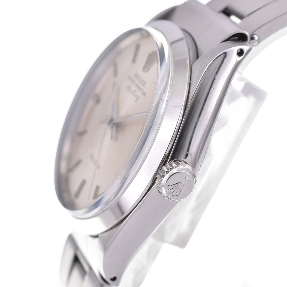ROLEX Oyster Perpetual Air King 5500 vintage Cal.1530 Silver Dial Automatic Men's
 Watch G#144645