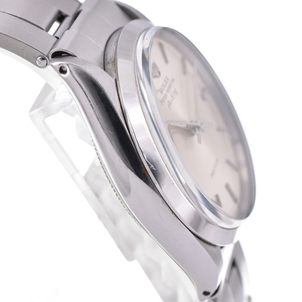 ROLEX Oyster Perpetual Air King 5500 vintage Cal.1530 Silver Dial Automatic Men's
 Watch G#144645