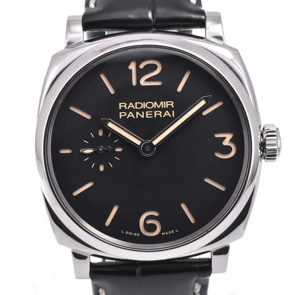 PANERAI Radio meal 1940 PAM00512 Small second black Dial Hand Winding Men's
 Watch G#144661