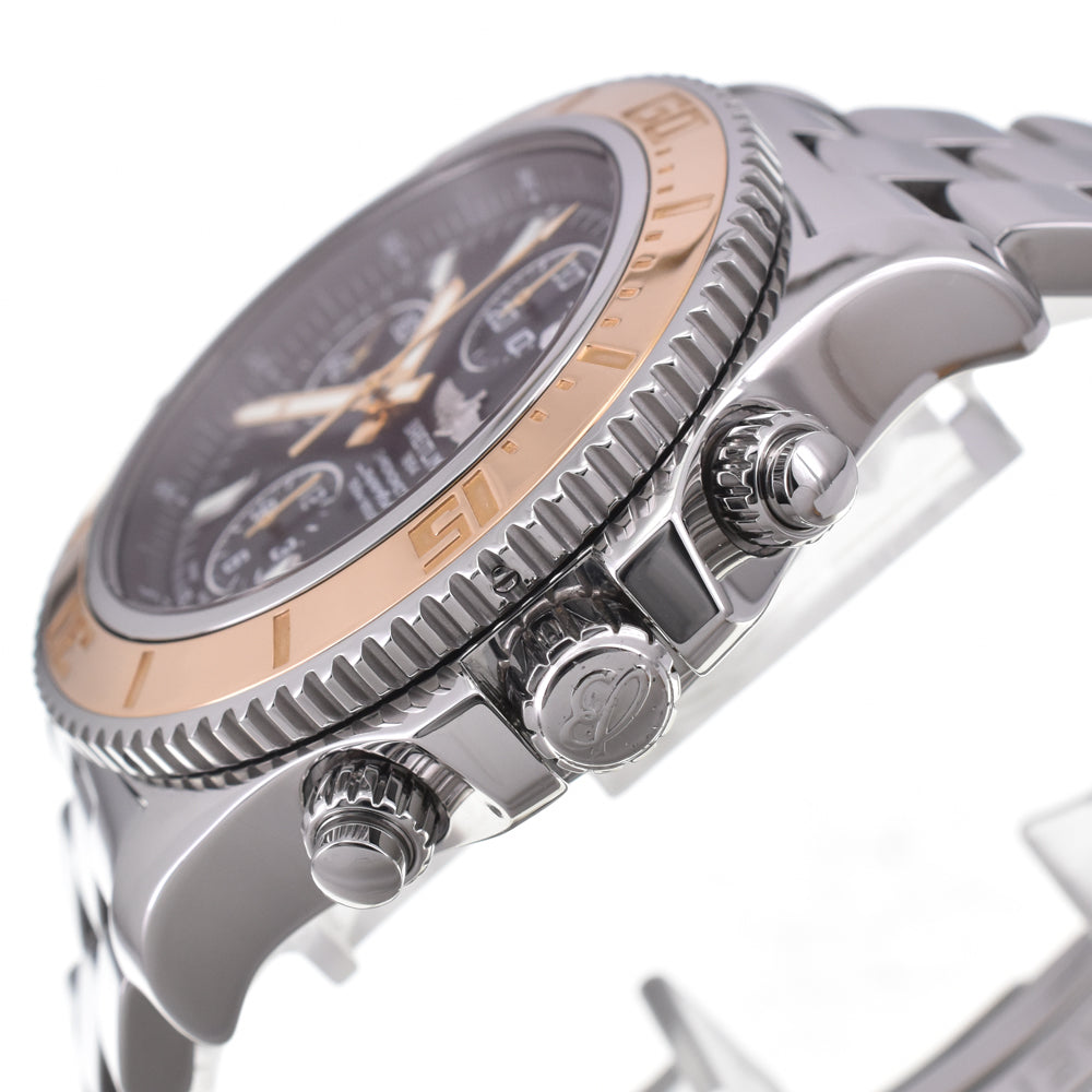 with paper BREITLING Super Ocean C13341 K18YG Bezel black Dial Automatic Men's
 Watch G#144662