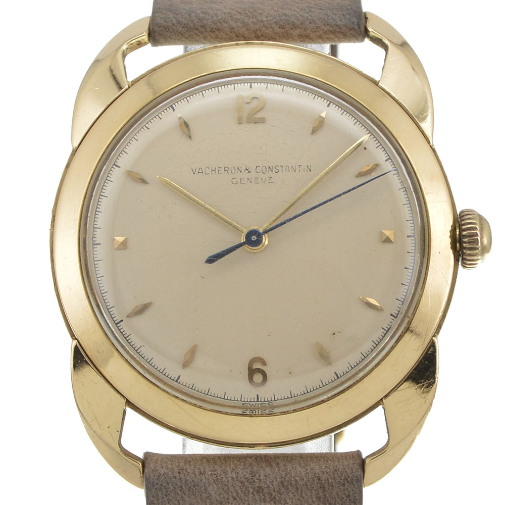 VACHERON CONSTANTIN Round Fancy Rug Ivory Dial Hand Winding Men's
 Watch Z#144664