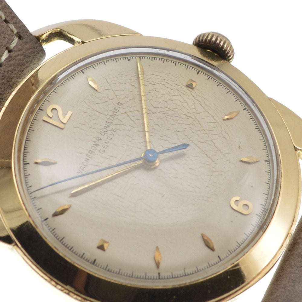 VACHERON CONSTANTIN Round Fancy Rug Ivory Dial Hand Winding Men's
 Watch Z#144664