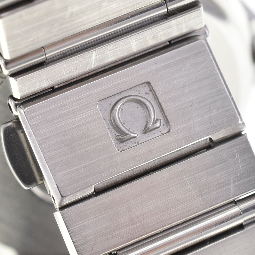 OMEGA Constellation date flat bezel Silver Dial Quartz Men's
 Watch J#144666