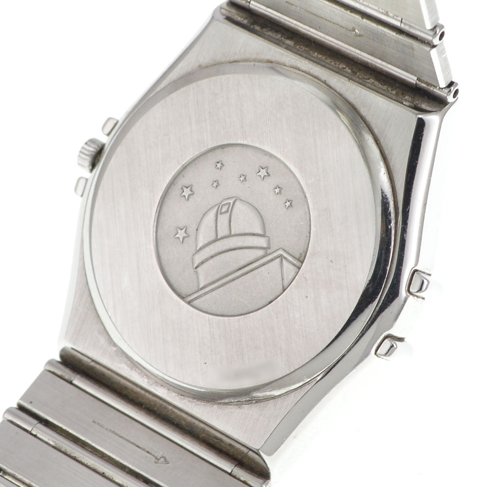 OMEGA Constellation date flat bezel Silver Dial Quartz Men's
 Watch J#144666