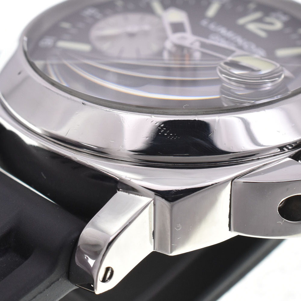 PANERAI Luminor GMT Acciaio PAM00088 Small second date black Dial Automatic Men's
 Watch G#144670